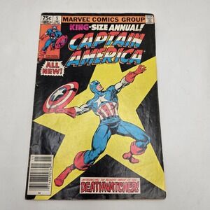 Marvel Captain America Annual 5 1981 Deathwatcher Bronze Age Steve Rogers Comic
